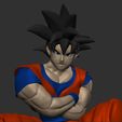 BPR_Composite.jpg DragonballZ - Goku 3d Printable Bust