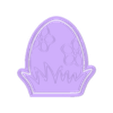 EggGrass v1.stl EASTER Egg with decoration in grass COOKIE CUTTER
