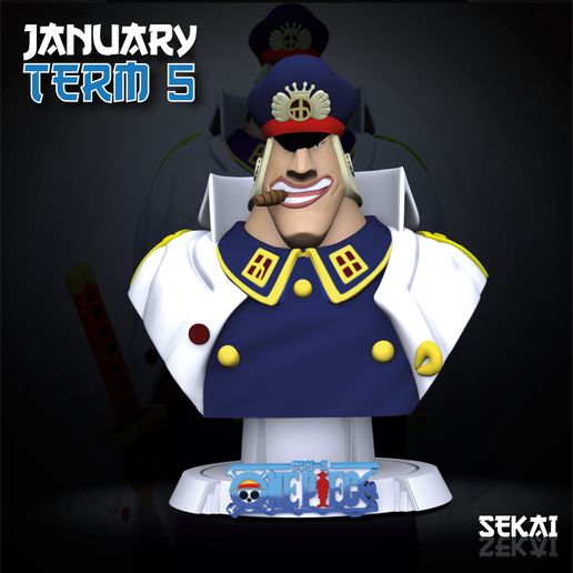 Shiryu Bust - Sekai 3D Models - Tested and Ready for 3D printing 3D model