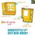 Vannystyle-5-Inch-GH11-Mini-Mount-4.jpg Vannystyle 5 Inch Gopro Hero 11 Mini 25 Degree Mount