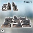 4.jpg Set of twelve large modern and futuristic ruins with floors (4) - Modern WW2 WW1 World War Diaroma Wargaming RPG Mini Hobby