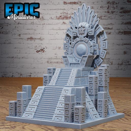 Jungle Throne ‧ DnD Miniature ‧ Tabletop Miniatures ‧ Gaming Monster ‧ 3D Model ‧ RPG ‧ DnDminis ‧ STL FILE