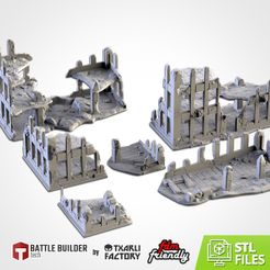 TXFA_WEB_RUINS_01.jpg Fichier 3D RUINES DE LA VILLE・Objet pour impression 3D à télécharger