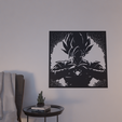 wall-art-69.png WALL DECORATION DRAGON BALL Z GOKU SUPER SAIYAN 2D WALL ART