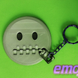 Capture d’écran 2017-10-03 à 15.27.47.png Free STL file EMOJI 3D Keychain・3D print object to download