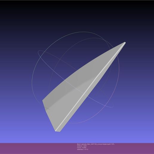 🎭 Kill La Kill Ryuko Scissor Blade Printable Assembly・ STL File for 3D ...
