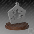 ChocolateFrog_02.png Chocolate Frog Charm with Hoop for Hanging