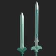 Goddess-Swords-Full-Render.jpg Legend of Zelda Skyward Sword - Goddess Sword and Longsword