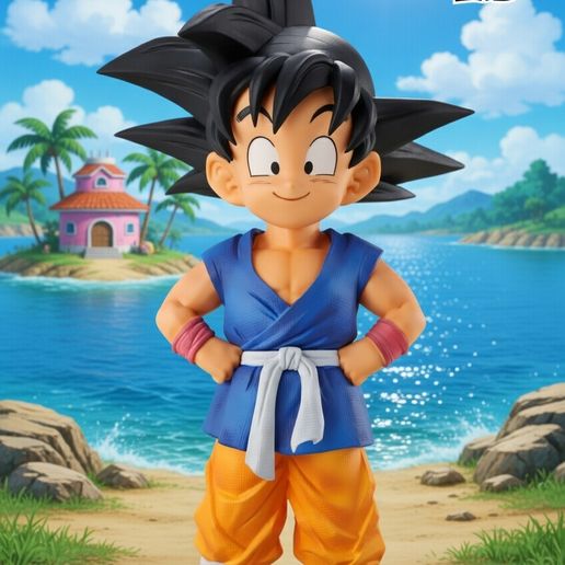 Life-Size Kid Goku – Classic Display Build (1100mm) Cut At 256x256x256