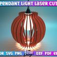 3.jpg Wooden pendant lamps - Vector laser cutting and engraving