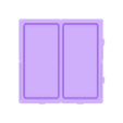 table boxes dual divider  - top right.stl (ZOU3D) Flexi Animal Display/Storage Bins