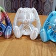 Conejo de Pascua impreso sin soportes