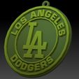 Los-Angeles-Dodgers-1.jpg MLB Los Angeles Dodgers Keychan Badge Printable and renderable