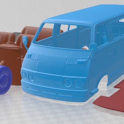 スペシャルオファ 🚐 Mitsubishi 3D for File 3D Van・ Printable 1974 Delica その他