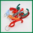 couleur_porteclef.jpg STL-Datei Door opener key ring kostenlos・3D-druckbares Objekt zum herunterladen