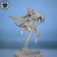 Mythra-Grey_1.png Mythra - Xenoblade 2 Chronicles Game Figurine STL for 3D Printing