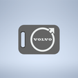 Volvo-keyring.png Volvo logo emblem keychain keyring