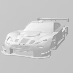 Nissan-GT-R-GT500.jpg OBJ file Nissan GT-R GT500 1:24 & 1:25 Scale・3D printer model to download, HowlingHobbies