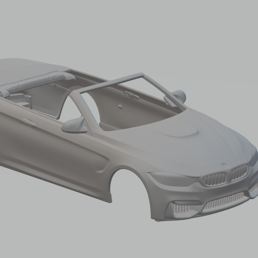 1.png Archivo STL bmw m4 cabriolet・Modelo de impresión 3D para descargar, gauderio