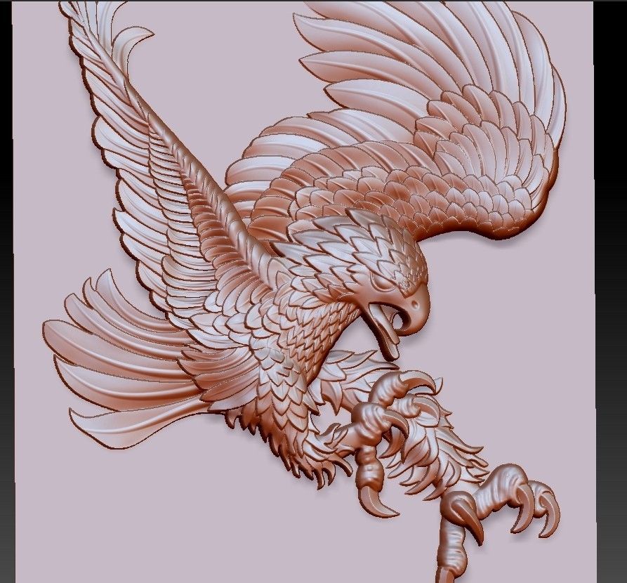 oneeagle2.jpg Free STL file eagle・3D printable object to download, stlfilesfree