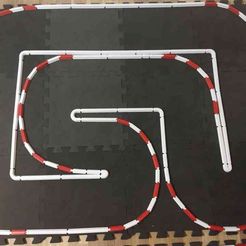 Webp.net-resizeimage.jpg Free 3D file Turbo Racing 1/76 Mini RC Race Track Barrier・Template to download and 3D print