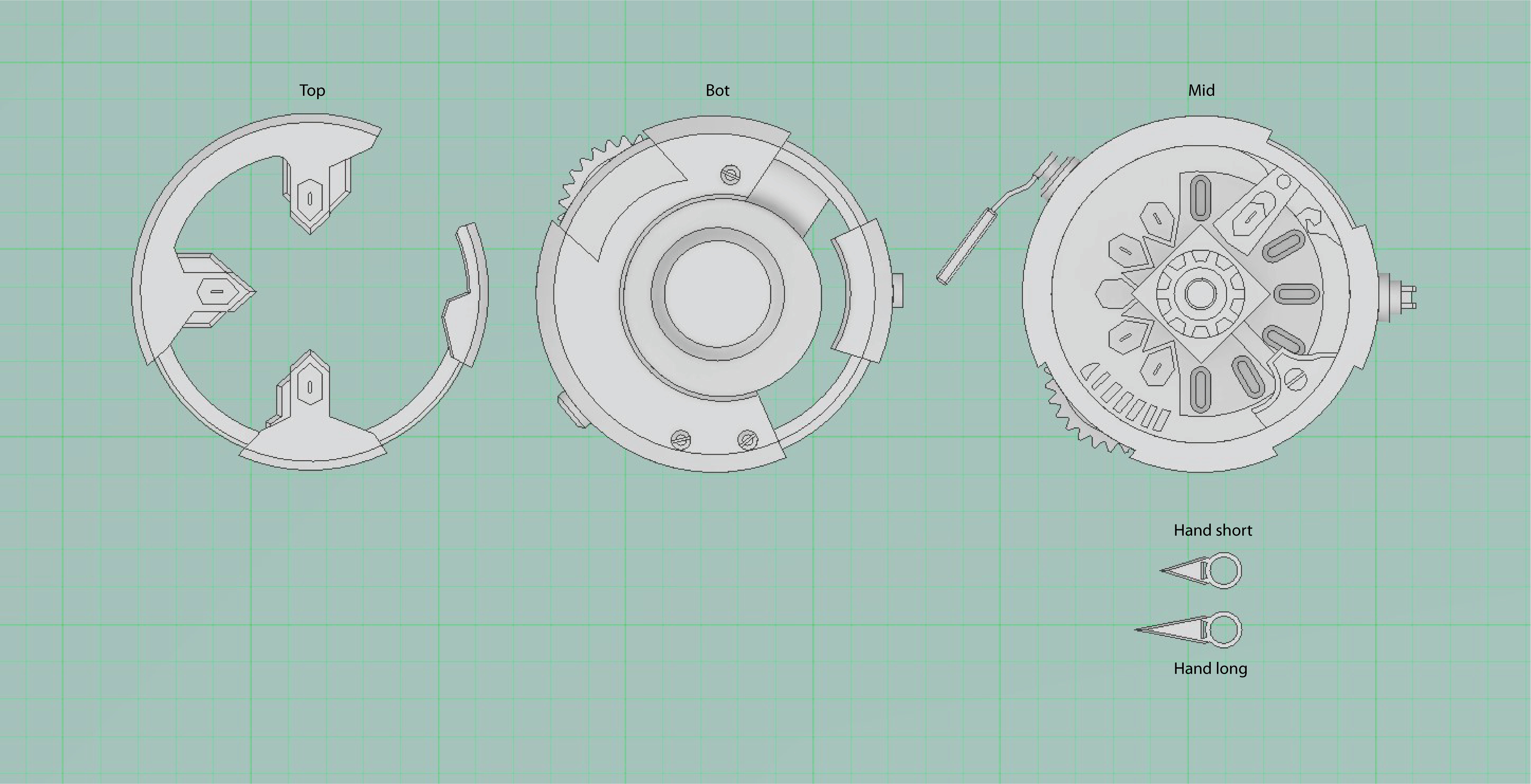 Download STL file League of Legends Arcane Ekko stopwatch • 3D