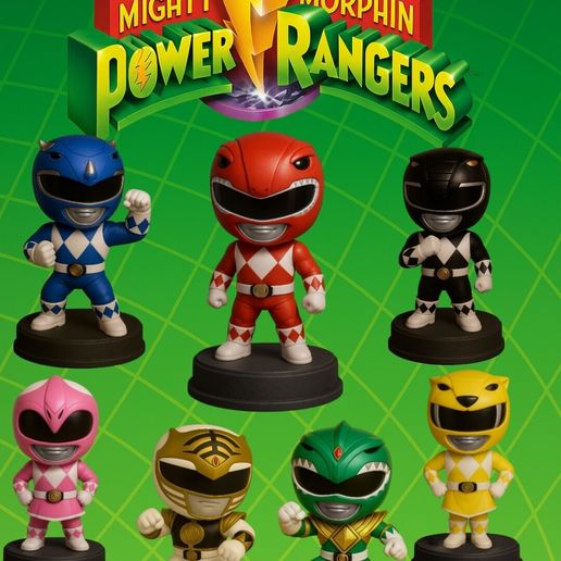 👾 Power ranger pack・ STL File for 3D printing・Cults