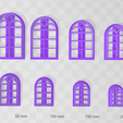 Capture.png Window 9 Clay Cutter - Arch Digital File Download- 8 sizes and 2 Cutter Versions Earrings, Pendant, Barrette