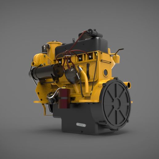 🚁 minimalist marine engine・ STL File for 3D printing・Cults