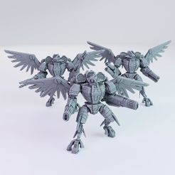 THUMBNAIL0001_01.jpg 3D file XE9 Demolisher Angel Battlesuit | Greater Good・3D printer design to download