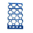 p6.PNG Collapsible Wall, Hexagon and Trapezoid Array, for Flexible Printing