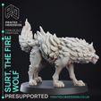 fire-wolf-3.jpg Fire Wolf - Monstrous Creature - DnD - 32mm scale