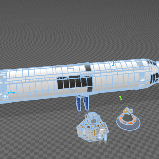 🧱 NASA Saturn V 92176 (2020)・ STL File for 3D printing・Cults