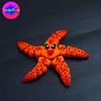 aaaa.jpg PRINT IN PLACE CUTE FLEXI STARFISH