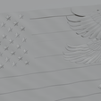 FWF.png USA Wavy Flag - CNC Files For Wood, 3D STL Model