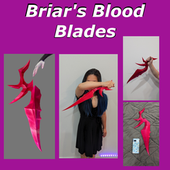 Cover.png Briar Blood Blades for cosplay League of legends