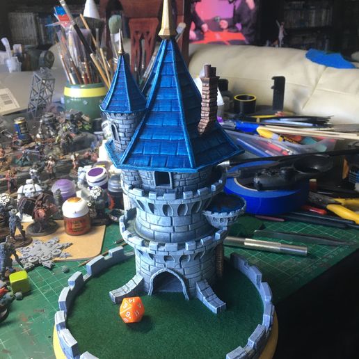 FATES END - DICE TOWER - FREE WIZARD TOWER!