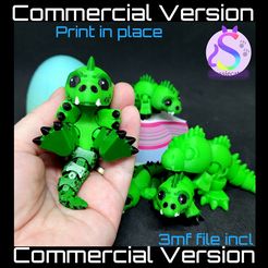 trex_commersial.jpg Fichier STL Timmy le Cutasaurus Rex *Version commerciale*・Modèle pour imprimante 3D à télécharger