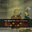 OoT_Song_of_Storms.png The legend of ZELDA ocarina of time majoras mask song notes