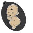 bebe_llavero-v2.png Sleeping baby keychain _ Sleeping baby keychain