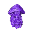 Orc_Head_08.stl Pacchetto teste di orchi 02: Pirati