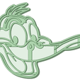 Pato Lucas_1.png Daffy Duck cookie cutter