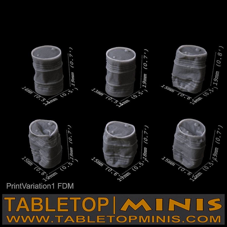 E_comp_measurements.0001.jpg Télécharger fichier STL Fût de pétrole endommagé • Design pour impression 3D, TableTopMinis