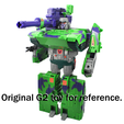 O rigi ginal G2) D tic) fi ali ri fefere n ce Gun Shoulder Mount for Transformers Core Class Megatron