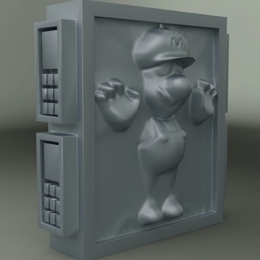 Plumber Frozen in Carbonite 3D model