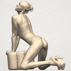 TDA0290 Naked Girl B07 01.png Бесплатный 3D файл Обнаженная девушка B07・3D-печатная модель для загрузки