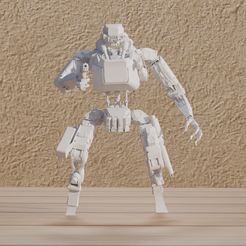 0001.png Fichier STL Fichier : Robot de combat V1 au format numérique STL・Objet pour impression 3D à télécharger