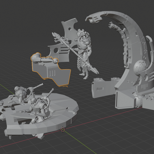 Catacomb Command Barge 3D model