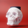2.png Skull Self-Watering Pot | PrintaBit