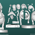 despiece-front.png STL file Anya y Bond fanart・3D printing model to download